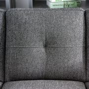 Linen like fabric contemporary sectional in gray by Furniture of America additional picture 6