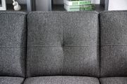 Linen like fabric contemporary sectional in gray by Furniture of America additional picture 9