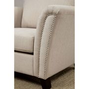 Ivory Contemporary Sofa w/ Nailhead Trim by Furniture of America additional picture 8