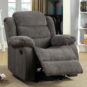 Gray transitional recliner sofa w/ 2 recliners by Furniture of America additional picture 2