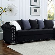 Luxury and comfort soft velvet-like fabric sectional sofa by Furniture of America additional picture 2