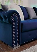 Luxury and comfort soft velvet-like fabric sectional sofa by Furniture of America additional picture 3