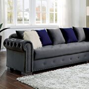 Luxury and comfort soft velvet-like fabric sectional sofa additional photo 2 of 4