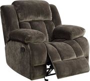 Brown Transitional Glider Recliner by Furniture of America additional picture 2