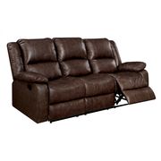Brown Transitional Sofa w/ 2 Recliners by Furniture of America additional picture 5