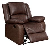 Brown Transitional Chair w/ 2 Recliners by Furniture of America additional picture 4