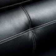 Bonded leather match black chair by Furniture of America additional picture 2