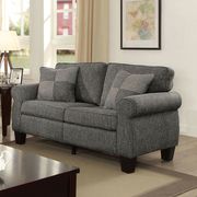 Dark Gray/Espresso Transitional Sofa by Furniture of America additional picture 3