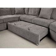 Gray oversized contemporary sectional sofa by Furniture of America additional picture 5
