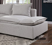 Uniquely extra-plush fully-upholstered soft sectional sofa by Furniture of America additional picture 5