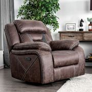 Brown contemporary reclining sofa by Furniture of America additional picture 11