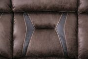 Brown contemporary reclining sofa by Furniture of America additional picture 8