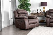 Brown Contemporary Reclining Chair by Furniture of America additional picture 6