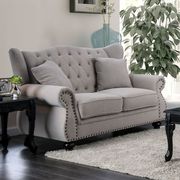 Light Gray Ewloe Transitional Sofa by Furniture of America additional picture 4