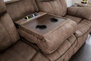 Brown traditional reclining sofa by Furniture of America additional picture 8