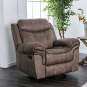 Brown Traditional Reclining Chair additional photo 3 of 2