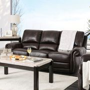 Brown Traditional Sofa w/ Powered Recliners by Furniture of America additional picture 6