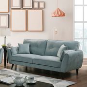 Light Teal Contemporary Sofa additional photo 4 of 8