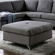 Compact gray fabric left-facing sectional by Furniture of America additional picture 4