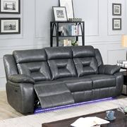Gray Contemporary Power Sofa by Furniture of America additional picture 5