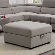 Gray contemporary sectional w/ power recliners by Furniture of America additional picture 3