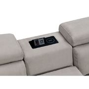 Gray contemporary sectional w/ power recliners by Furniture of America additional picture 4