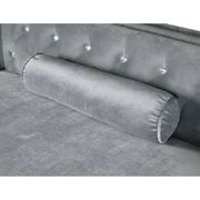 Gray transitional sectional w/ chaise storage additional photo 2 of 4