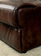 Brown leatherette upholstery recliner sectional by Furniture of America additional picture 3