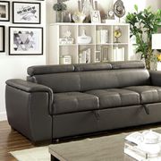 Gray Contemporary Sleeper Sofa by Furniture of America additional picture 3