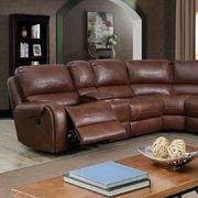 Brown transitional motion sectional by Furniture of America additional picture 2