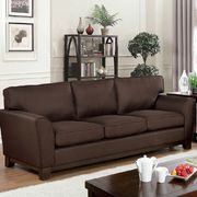 Brown Caldicot Transitional Sofa by Furniture of America additional picture 4