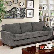 Gray caldicot transitional sofa additional photo 2 of 4