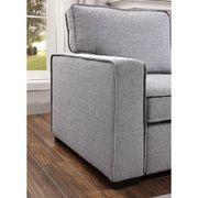 Gray contemporary sectional w/ chaise storage by Furniture of America additional picture 5