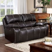 Dark Brown Transitional Power Sofa by Furniture of America additional picture 3