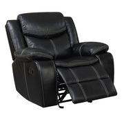 Black Transitional Recliner Chair additional photo 3 of 2