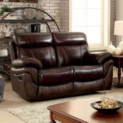 Brown Transitional Sofa w/ 2 Recliners by Furniture of America additional picture 4