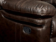Brown bonded leather match recliner chair by Furniture of America additional picture 3