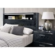 Geometric shape contemporary black finish king bed by Furniture of America additional picture 2