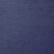 Blue padded flannelette fabric glam style bed additional photo 5 of 5