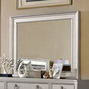 Contemporary mirror trim silver accents bed by Furniture of America additional picture 4