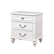 Button tufted headboar white finish youth bedroom by Furniture of America additional picture 9