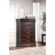 English style cherry wood finish chest by Furniture of America additional picture 2