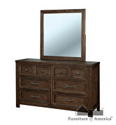 Dark oak weathered finish transitional bed w/ storage by Furniture of America additional picture 13
