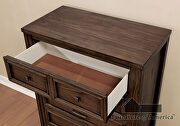 Dark oak weathered finish transitional bed w/ storage by Furniture of America additional picture 16
