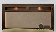 Dark oak weathered finish transitional bed w/ storage by Furniture of America additional picture 7