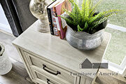 Antique white weathered finish transitional nightstand by Furniture of America additional picture 5