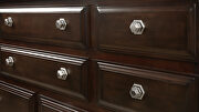 Brown cherry transitional style dresser by Furniture of America additional picture 4