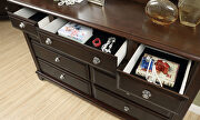 Brown cherry transitional style dresser by Furniture of America additional picture 5