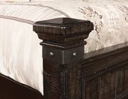 Distressed walnut transitional style king bed by Furniture of America additional picture 8