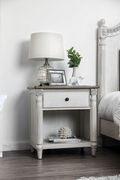 Antique white / gray nightstand by Furniture of America additional picture 3